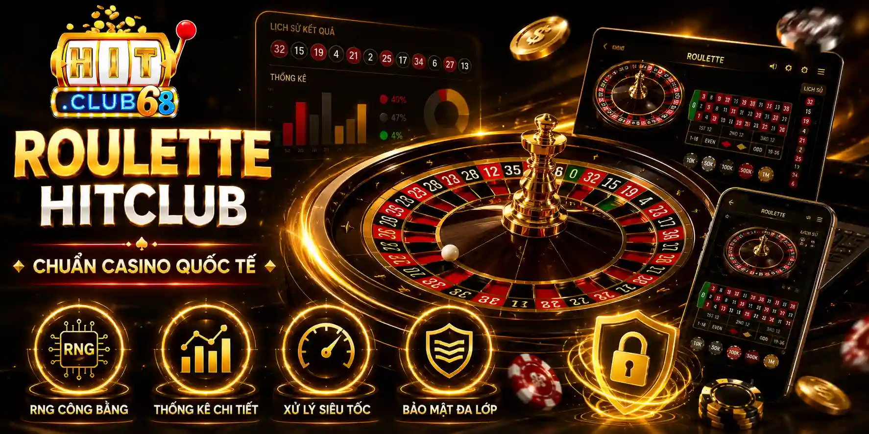Những ưu điểm nổi bật khi trải nghiệm roulette tại Hitclub